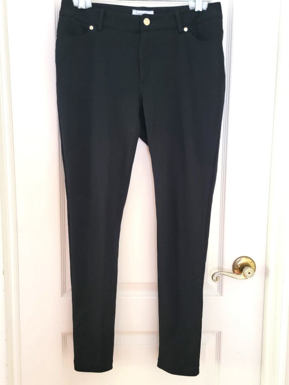 CALVIN KLEIN HIGH RISE BLACK PANTS